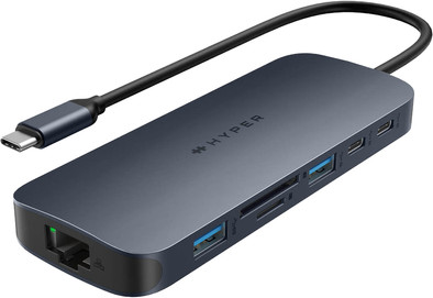 Hyper HyperDrive EcoSmart Gen2 Dual HDMI USB-C 11-in-1 Dock 140 W is nooit meer leverbaar