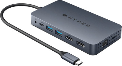 Hyper HyperDrive Dual 4K HDMI 10-in-1 Docking Station for MacBook Blue is no longer available