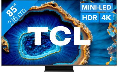 TCL QD Mini-led 85C803 (2023) is nooit meer leverbaar