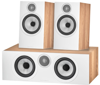 Bowers &amp; Wilkins HTM6 S3 + 606 S3 (per paar) Bruin is nooit meer leverbaar