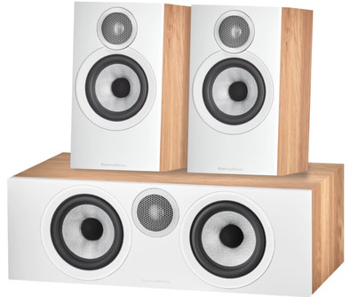 Bowers &amp; Wilkins HTM6 S3 + 607 S3 (per paar) Bruin is nooit meer leverbaar