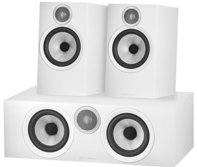 Bowers &amp; Wilkins HTM6 S3 + 606 S3 (per paar) Wit is nooit meer leverbaar