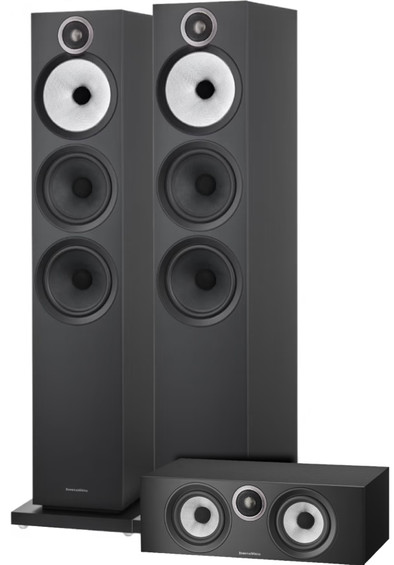 Bowers &amp; Wilkins HTM6 S3 + 603 S3 (per paar) Zwart is nooit meer leverbaar
