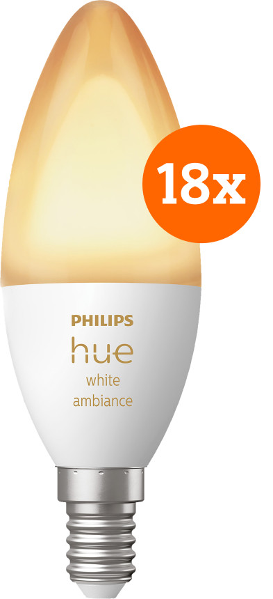 Philips Hue White Ambiance E14 18-Pack is nooit meer leverbaar