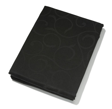 KOOK Tafelkleed Damast Zwart 160/240 is nooit meer leverbaar