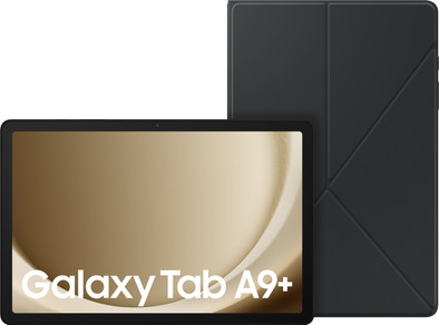 Samsung Galaxy Tab A9 Plus 11 inch 64GB Wifi Zilver + Book Case Zwart is nooit meer leverbaar