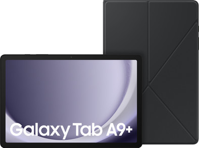 Samsung Galaxy Tab A9 Plus 11 inch 128GB Wifi Grijs + Book Case Zwart is nooit meer leverbaar