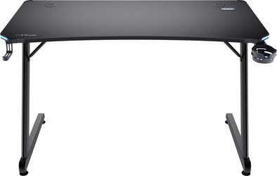 Trust GXT709 Luminus RGB Game Bureau Zwart is nooit meer leverbaar