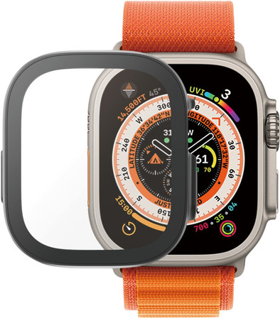 PanzerGlass Full Body Apple Watch Ultra 49mm Screenprotector Zwart is nooit meer leverbaar