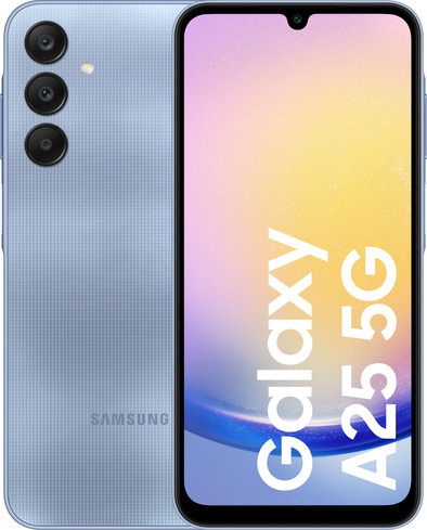 Samsung Galaxy A25 128GB Blauw 5G is nooit meer leverbaar