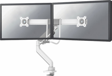 Neomounts NEXT Core DS75-450WH2 Crossbar Monitorarm Gasgeveerd - Wit is nooit meer leverbaar