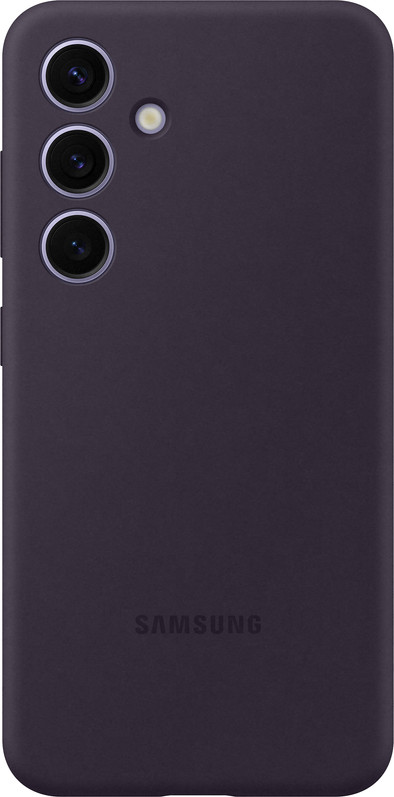 Samsung Galaxy S24 Siliconen Back Cover Donkerpaars is nooit meer leverbaar