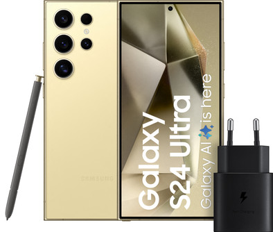 Samsung Galaxy S24 Ultra 256GB Yellow 5G + Samsung Fast Charger 25W Black is no longer available