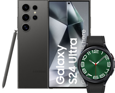 Samsung Galaxy S24 Ultra 512GB Black 5G + Galaxy Watch 6 Classic Black 47mm is no longer available