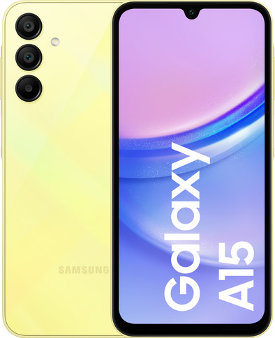Samsung Galaxy A15 128GB Geel 5G is nooit meer leverbaar