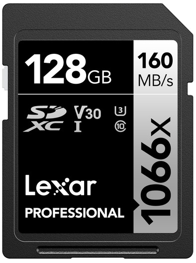 Lexar Professional SDXC 1066x SILVER 128GB 160MB/s is no longer available