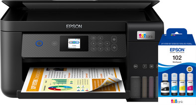 Epson EcoTank ET-2851 + 1 set extra inktflesjes is nooit meer leverbaar