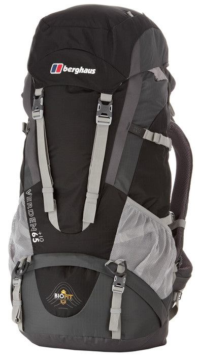 Berghaus Verden 65 + 10 Jet Black/Coal is nooit meer leverbaar