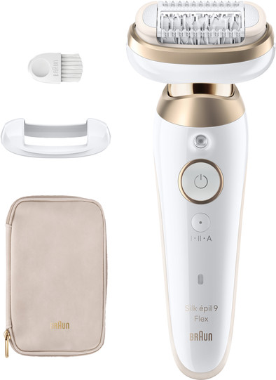 Braun Silk·épil 9 Flex 9-011 3D Wit/Goud is nooit meer leverbaar