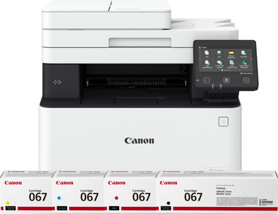 Canon I-SENSYS MF655CDW + 1 extra set toners is nooit meer leverbaar