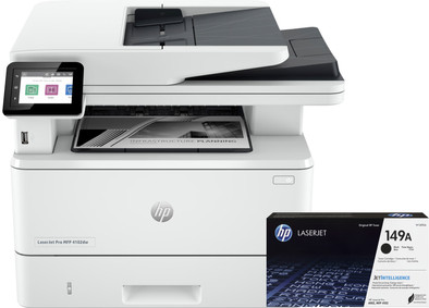 HP LaserJet Pro MFP 4102dw + 1 extra zwarte toner is nooit meer leverbaar