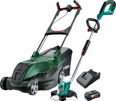 Bosch AdvancedRotak 36V-40-650 + AdvancedGrassCut 36 Li incl. 4,0 Ah accu (1x) is nooit meer leverbaar