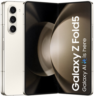 Samsung Galaxy Z Fold 5 512GB Creme 5G is nooit meer leverbaar
