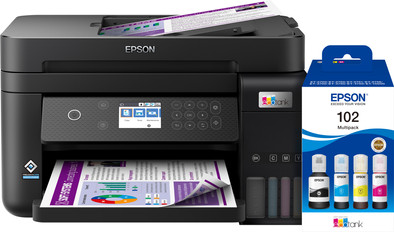 Epson EcoTank ET-3850 + 1 set extra inktflesjes is nooit meer leverbaar