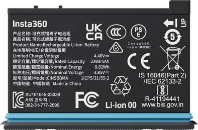 Insta360 X4 Battery is nooit meer leverbaar