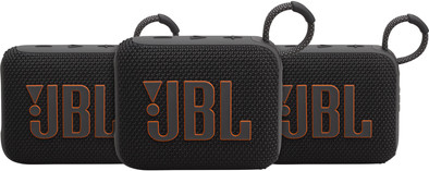 JBL Go 4 Zwart 3-pack is nooit meer leverbaar
