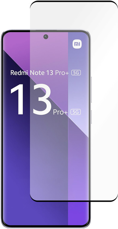 Just In Case Full Cover Xiaomi Redmi Note 13 Pro+ Screenprotector Zwart is nooit meer leverbaar