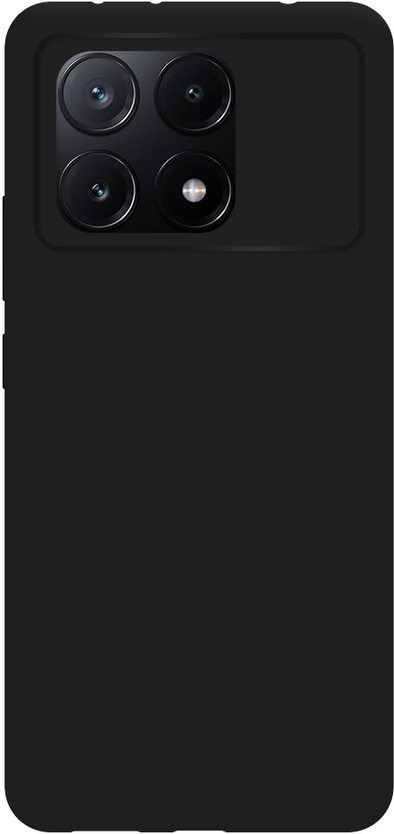 Just in Case Soft Design Xiaomi Poco X6 Pro Back Cover Zwart is nooit meer leverbaar