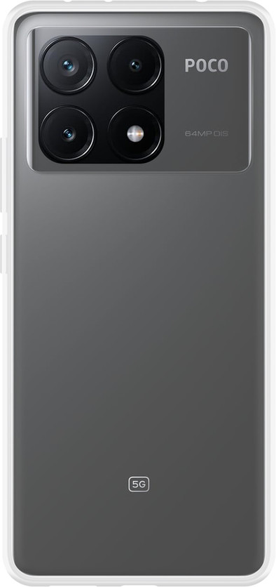 Just in Case Soft Design Xiaomi Poco X6 Pro Back Cover Transparant is nooit meer leverbaar