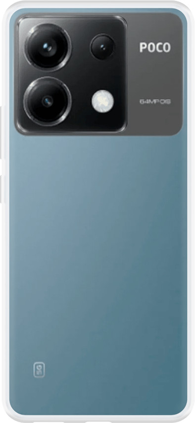 Just in Case Soft Design Xiaomi Poco X6 Back Cover Transparant is nooit meer leverbaar