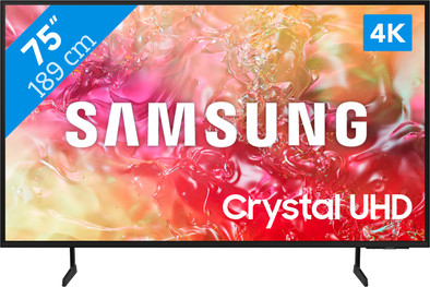 Samsung Crystal UHD 75DU7100 (2024) is nooit meer leverbaar
