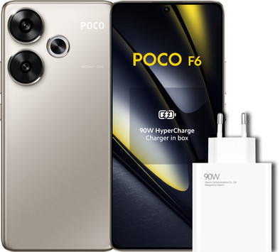 POCO F6 256GB Grijs 5G is nooit meer leverbaar