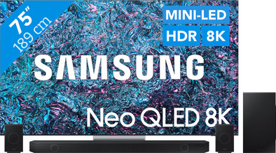 Samsung Neo QLED 8K 75QN900D (2024) + Soundbar is nooit meer leverbaar