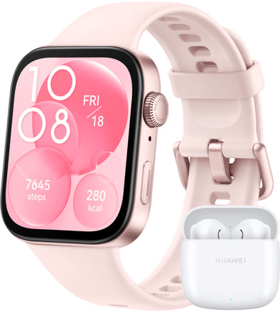 Huawei Watch Fit 3 Roze en Freebuds SE 2 is nooit meer leverbaar