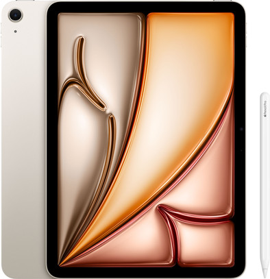Apple iPad Air (2024) 11 inch 256GB Wifi Witgoud + Apple Pencil Pro is nooit meer leverbaar