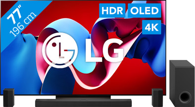 LG OLED77C46LA (2024)  + Soundbar is nooit meer leverbaar