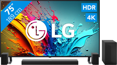 LG 75QNED85T6C (2024)  + Soundbar is nooit meer leverbaar