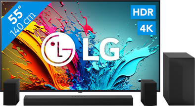 LG 55QNED85T6C (2024)  + Soundbar is nooit meer leverbaar