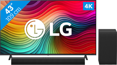 LG 43NANO81T6A (2024) + Soundbar is nooit meer leverbaar