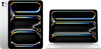 Apple iPad Pro (2024) 11 inch 256GB Wifi + 5G Zilver + Apple Magic Keyboard QWERTY is nooit meer leverbaar