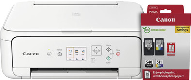 Canon PIXMA TS5151 + 1 set extra cartridges + fotopapier is nooit meer leverbaar