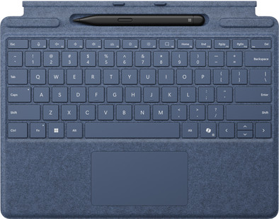 Microsoft Surface Pro Type Cover 13 Inch Laptops met Slim Pen Saffier Qwerty is nooit meer leverbaar
