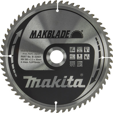 Makita Radial Arm Saw Blade Wood Makblade 260x30x2.3 60T is no longer available