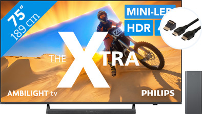Philips The Xtra 75PML9009 - QD Mini-LED (2024) + Philips TAB6309 + BlueBuilt HDMI Cable is no longer available
