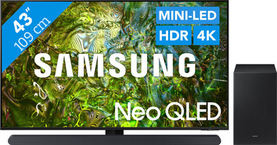 Samsung Neo QLED 4K 43QN90D (2024) + Soundbar is nooit meer leverbaar