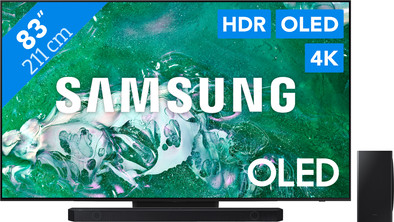 Samsung OLED 4K 83S90D (2024) + Soundbar is nooit meer leverbaar